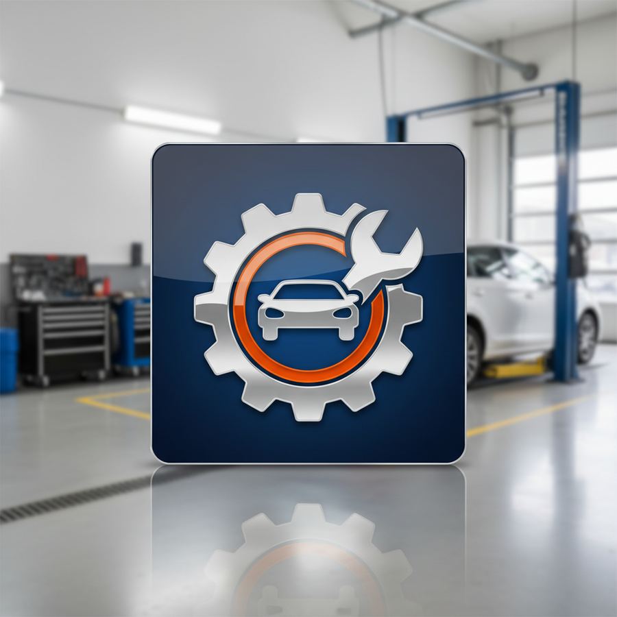 Mechanic working on a car in an Orleans garage