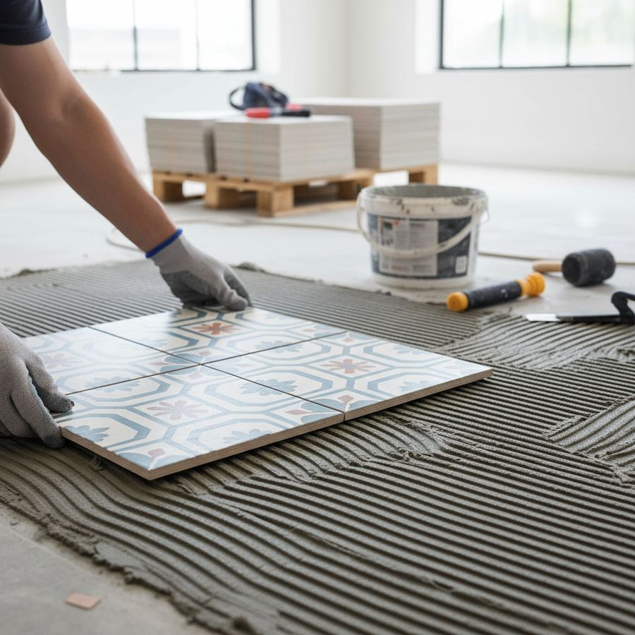 Moving truck on a residential street in Orleans