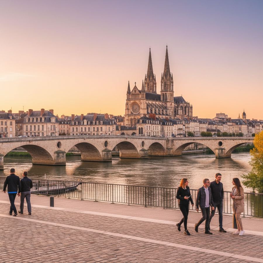 Aerial view of Orleans and the Ottawa River